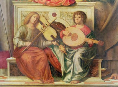 Angel Musicians (detail) by Giovanni Battista Cima da Conegliano
